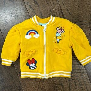 Disney zip up sweatshirt